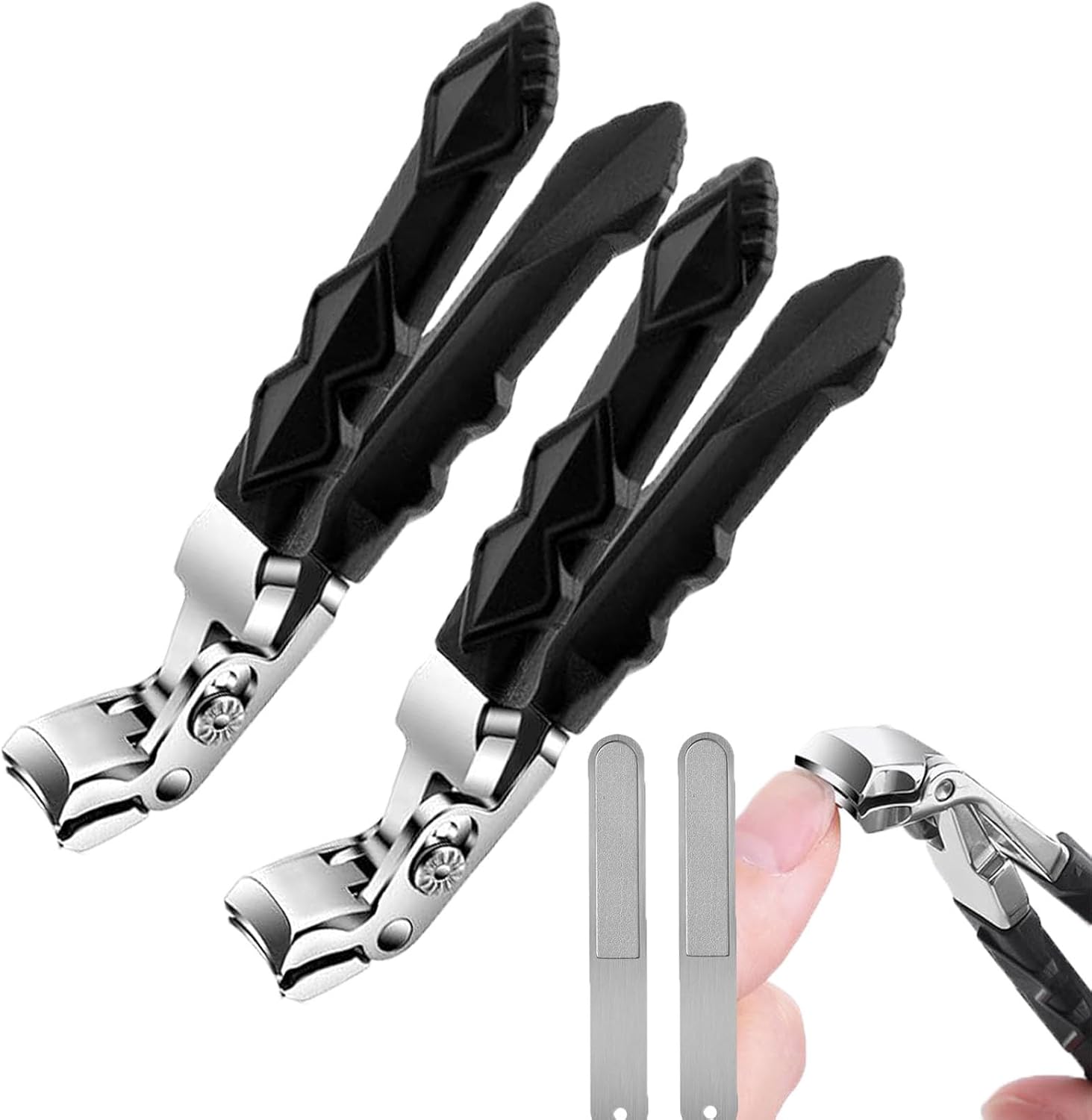 Pro Toenail Clippers, Pro Toenail Clippers, Pro Toenail Clipper for Seniors (2 pcs)