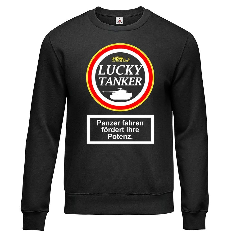 Pull Tiger Char Pull Copytec noir XL idéal pour vos soirées gaming de chars