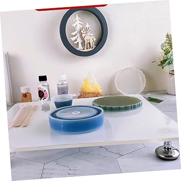 VILLCASE Multi-Functional Resin Craft Leveling Table DIY Epoxy Resin Platform Leveling Feet