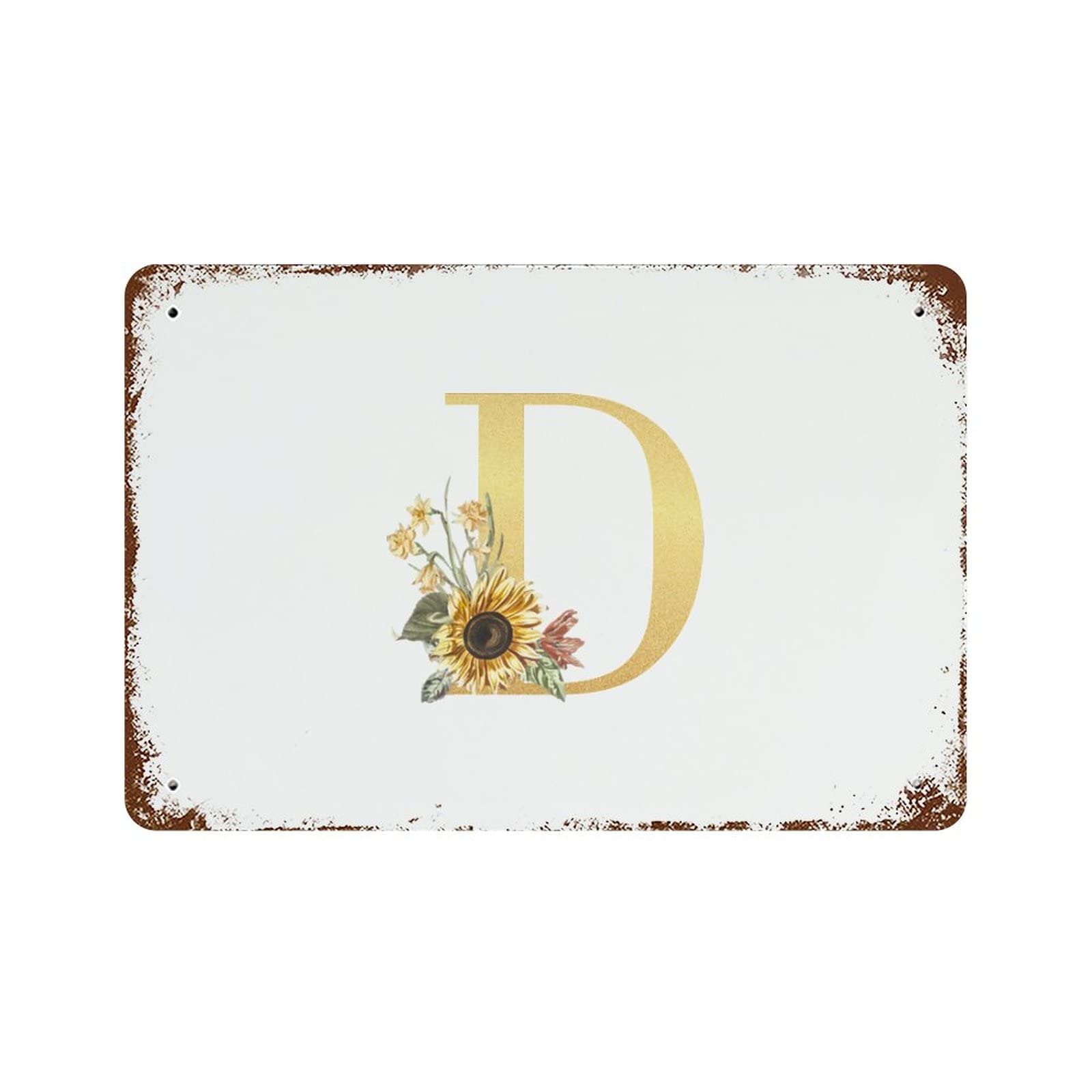 Lettres dorées I Love You en aluminium 30x46 cm pour déco murale
