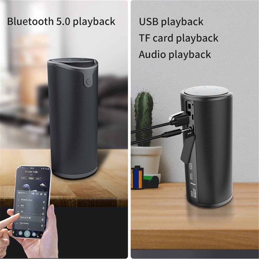 Bezprzewodowy głośnik Zewnętrzny kolumna HiFi Stereo Subwoofer Music Box Przenośny głośnik High-Power Obsługa karty TF