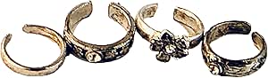 Amazon.com: 4 Pack Adjustable Assorted Toe Rings