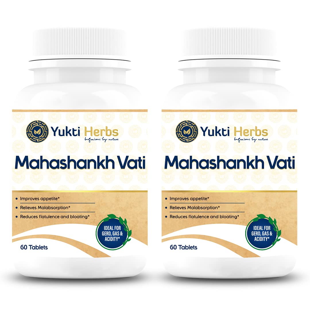 Yukti Herbs Mahashankh Vati - 60 Tablets ( Pack of 2 )