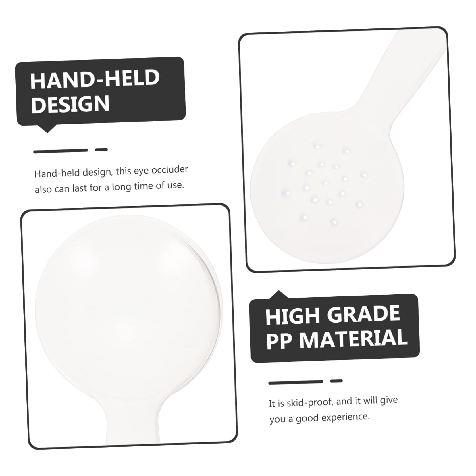 KOMBIUDA Eye Exam Equipment 2 Pack Vision Trial Mask Eye Patch for Adults Children Non-Slip Design Optometry Tools