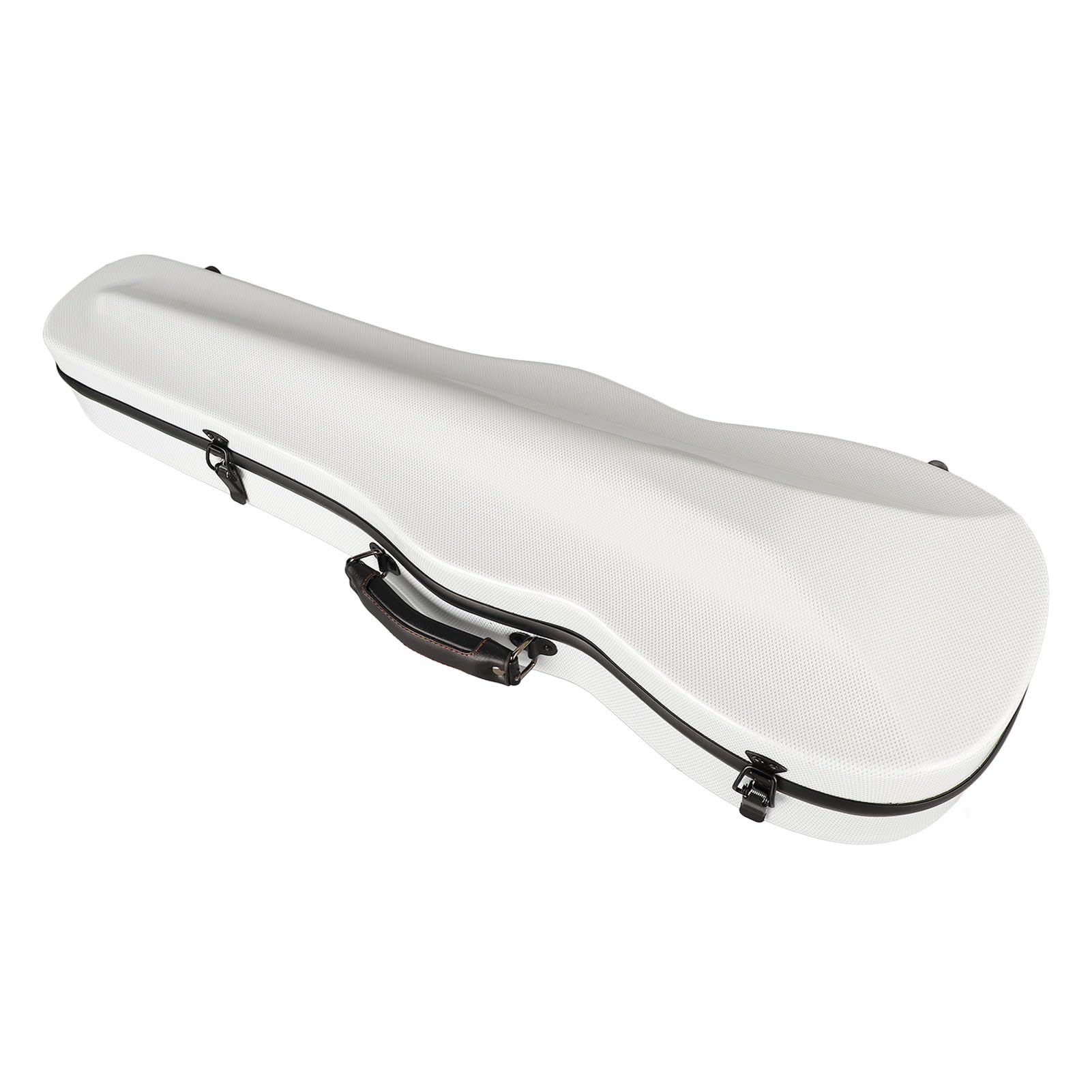 Reemplazo de Estuche de Violín Portátil con Forro Grueso y Correas Higrómetro para Entusiastas de la Música (White)