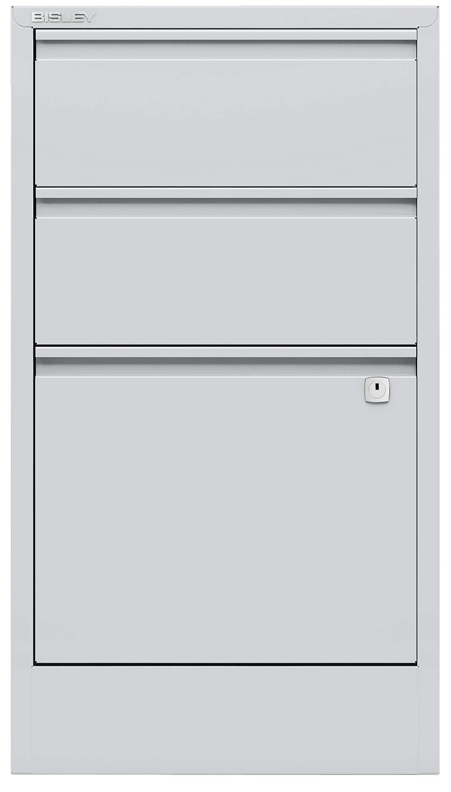 Bisley Home Filer, 2 cassettoni universali, in Metallo, 645 Grigio Chiaro, 40 x 41,3 x 67,2 cm