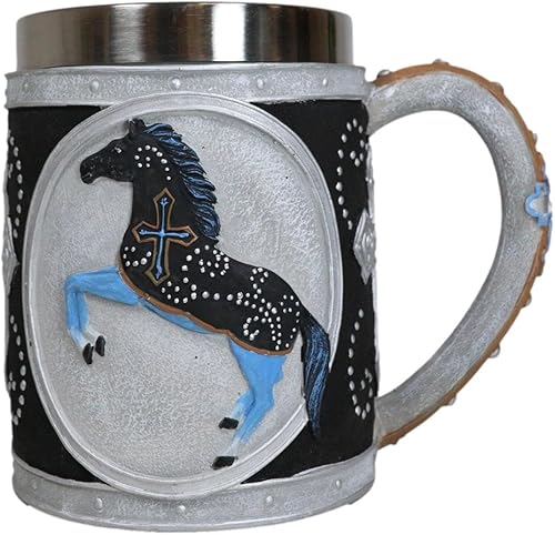 Miniatura 5 de Ebros Gift The Trail Of Painted Ponies Collection Western Pony Horse - Taza con temática de caballos ranchos, estilo rancho, granja, acento suroeste