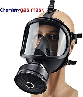 Masque Respirateur Intégral Visage Complet + 15 Filtres P100 - Pour Peinture, Pulvérisation