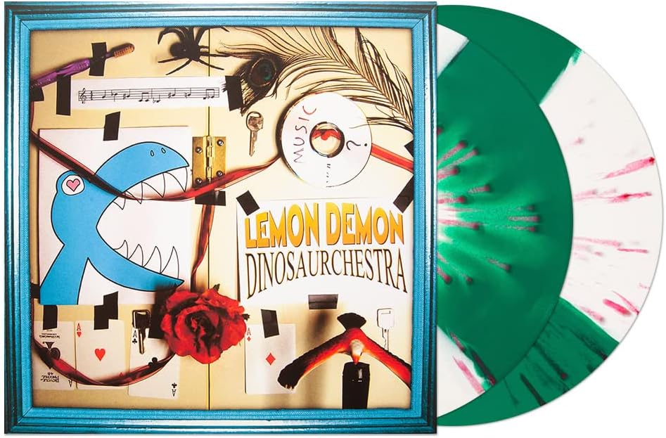 Dinosaurchestra Green & White With Red Vinyl LP