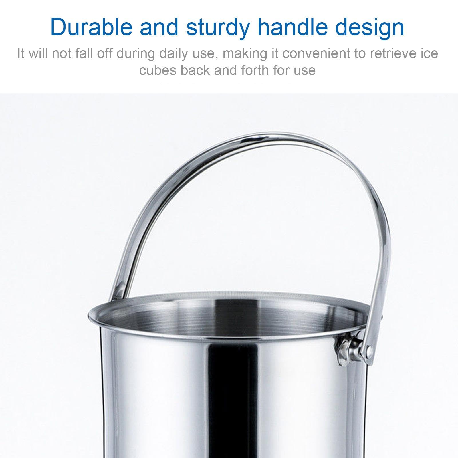 Amazon｜5.71x4.92x5.12インチ アイスペール クーラー アイスバケツ