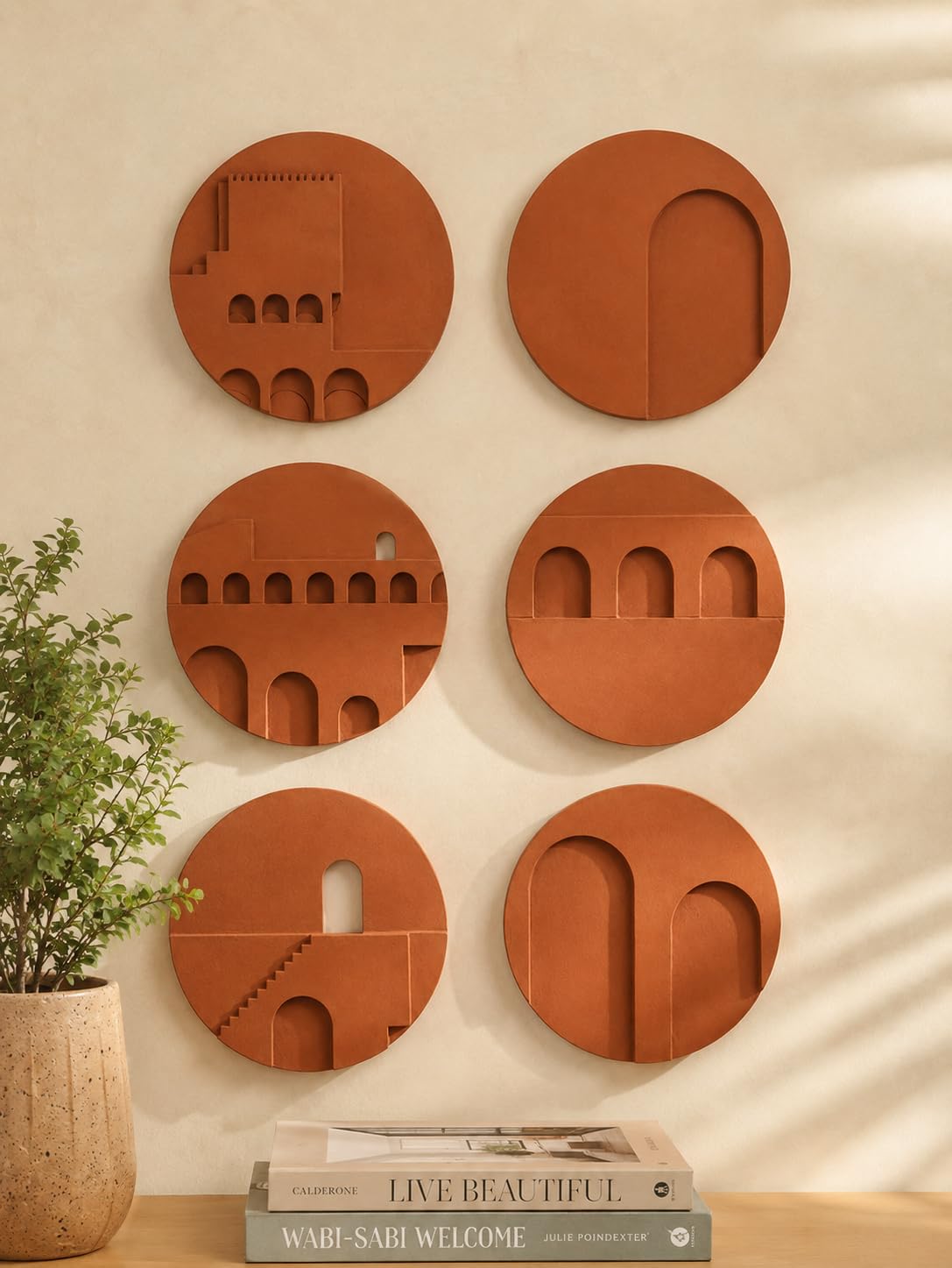AxuraVist Geometric Wall Art - Set of 6 -1