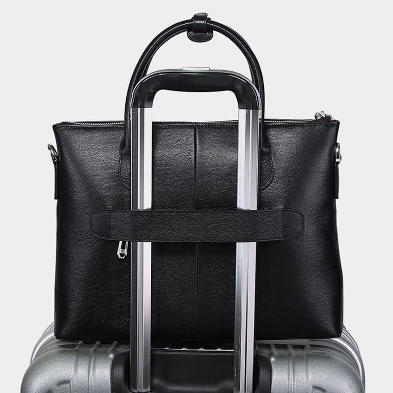 Business Handbag Layer Cowhide Computer Bag Men's Briefcase