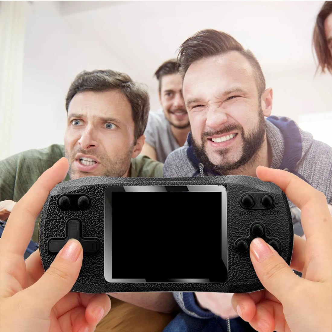 Portable Video Game Console,Mini Portable Video Game Console for Kids with 500 Retro Classic Games Rechargeable Battery and 3.0 Inch Color Screen - Blue (B) — view 6
