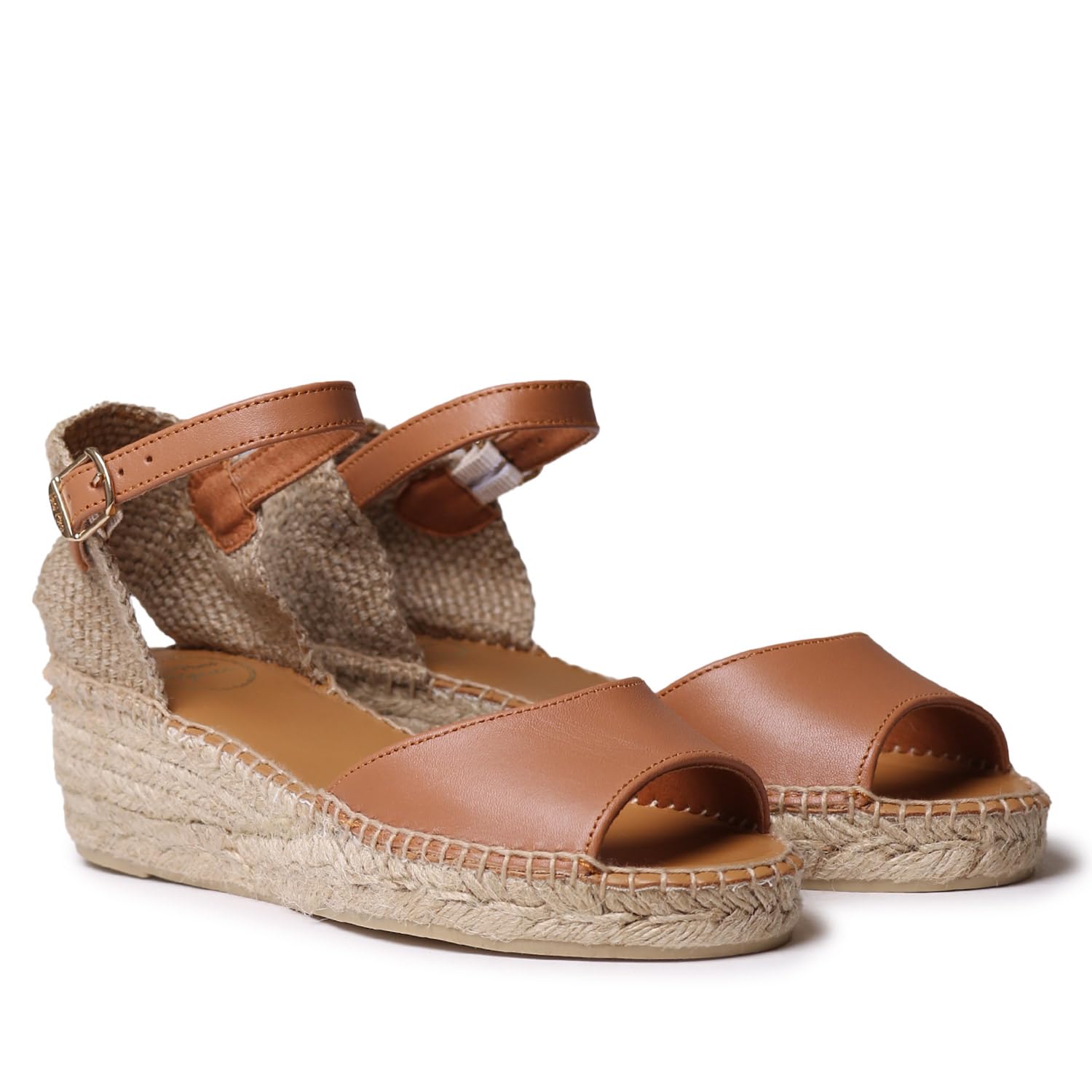 TONI PONS Briella-P Espadrilles ouvertes pour femme avec talon bas
