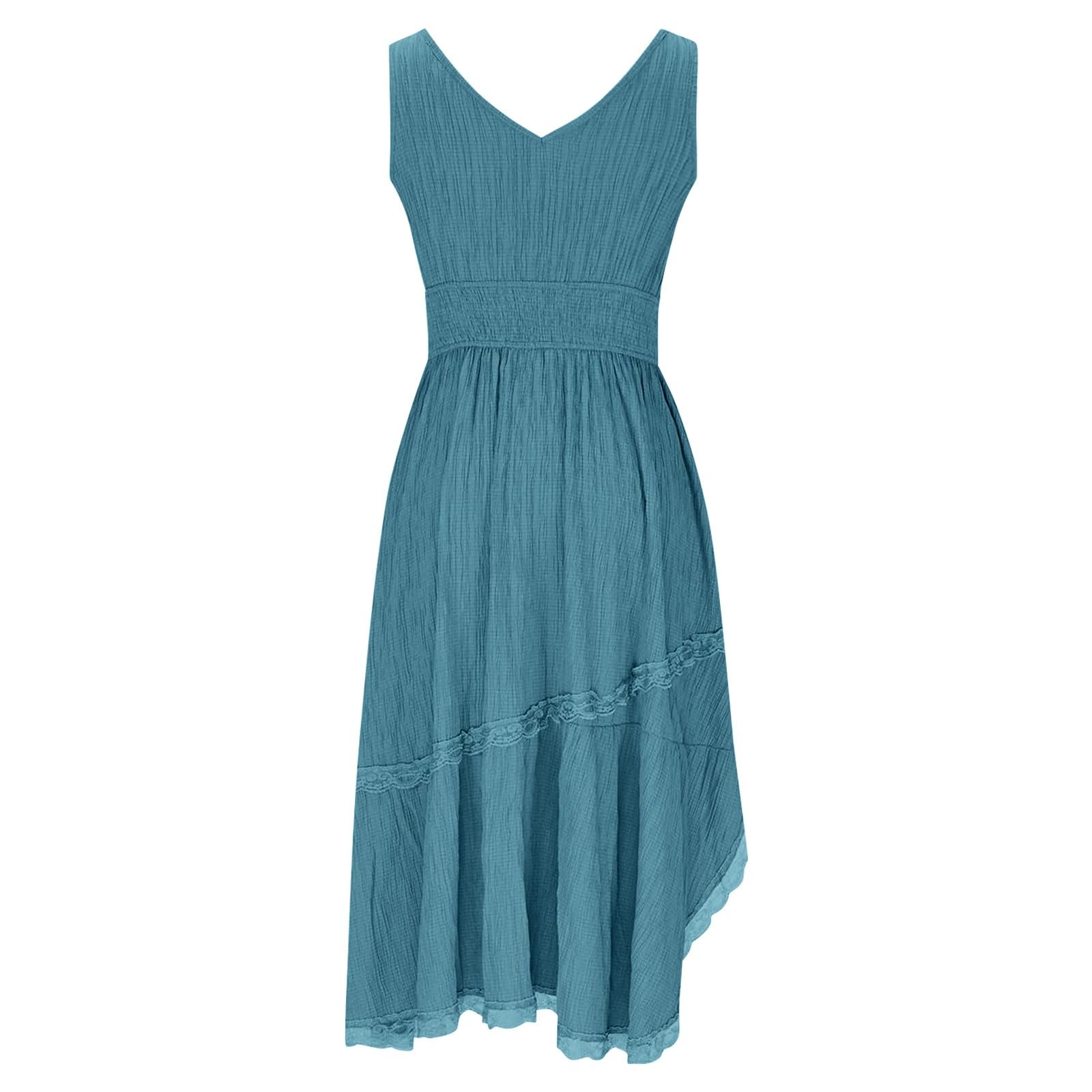 Blue Women's Vintage Western Cowboy Denim Dress - Image 4