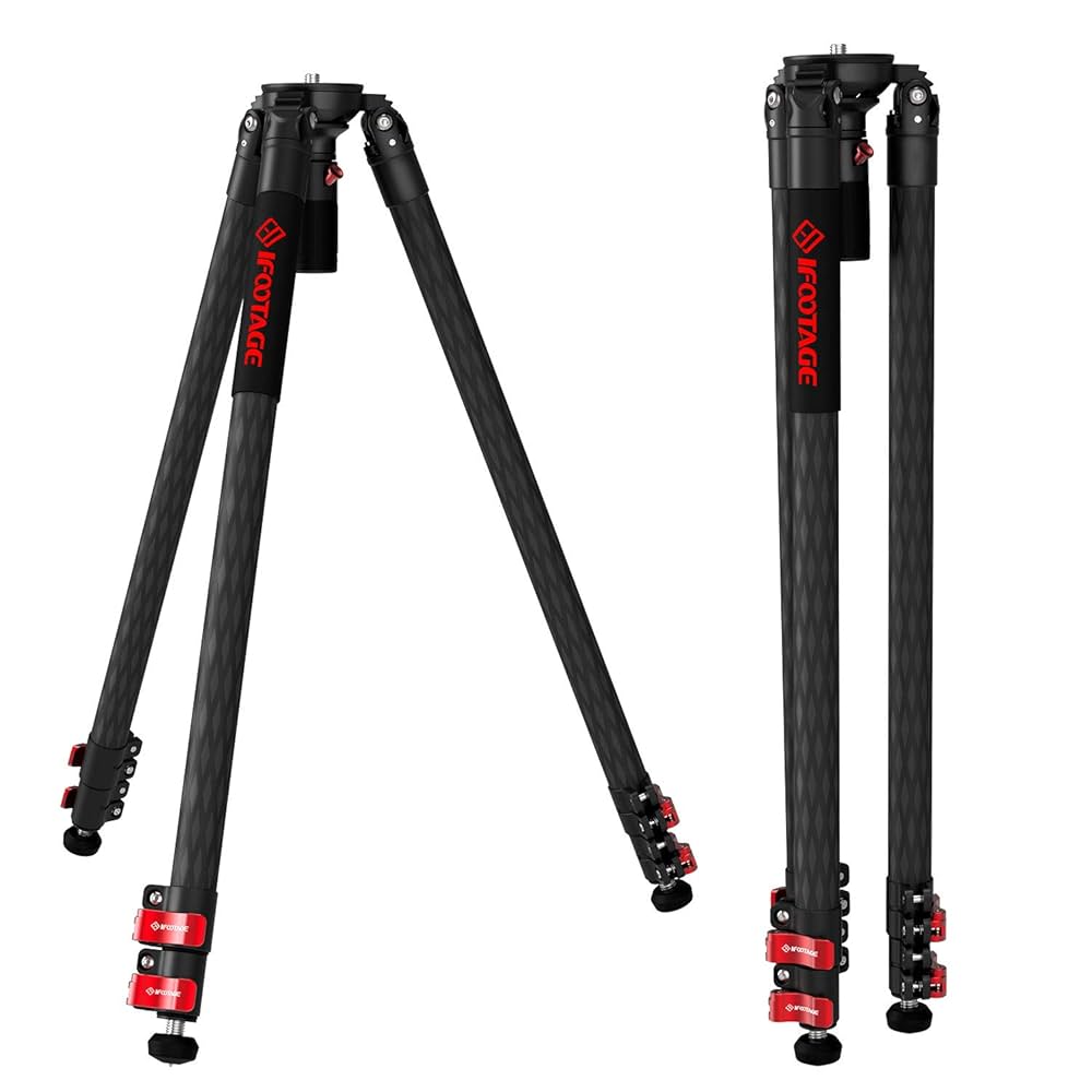 Amazon.com : IFOOTAGE Tripod, 61” Carbon Fiber Video Camera