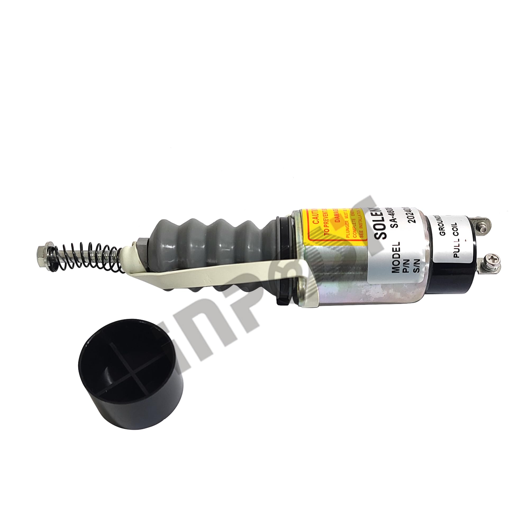 Solénoïde d'arrêt SA-4608-12 12V 2 bornes compatible avec Woodward SA-4608 1753-12A6G1B2S5