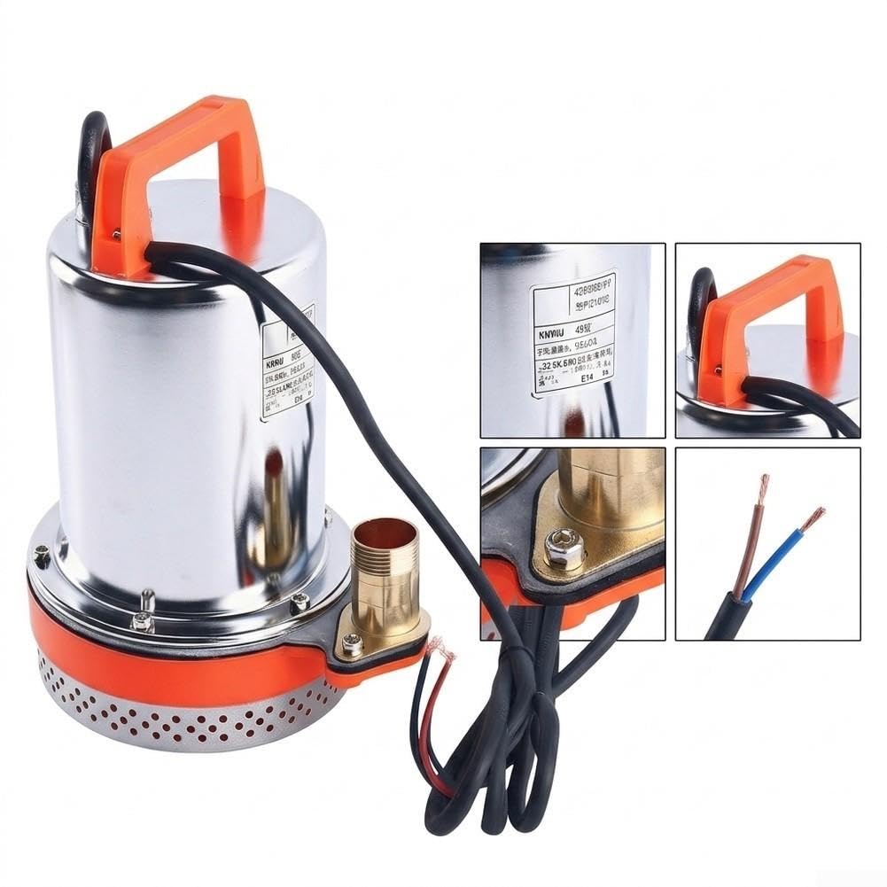 Bomba Sumergible Solar 12V 8m para acero Inoxidable Bomba Sumergible(24V)