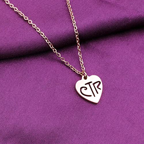 LDS CTR Necklace for Girls Choose The Right Latter Day Saints Jewelry for Women3