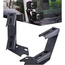 Dual A-Pillar Light Mount Compatible with Ford Bronco 2021-2024 | Ditch Light Brackets Pod Lights Mount Accessories