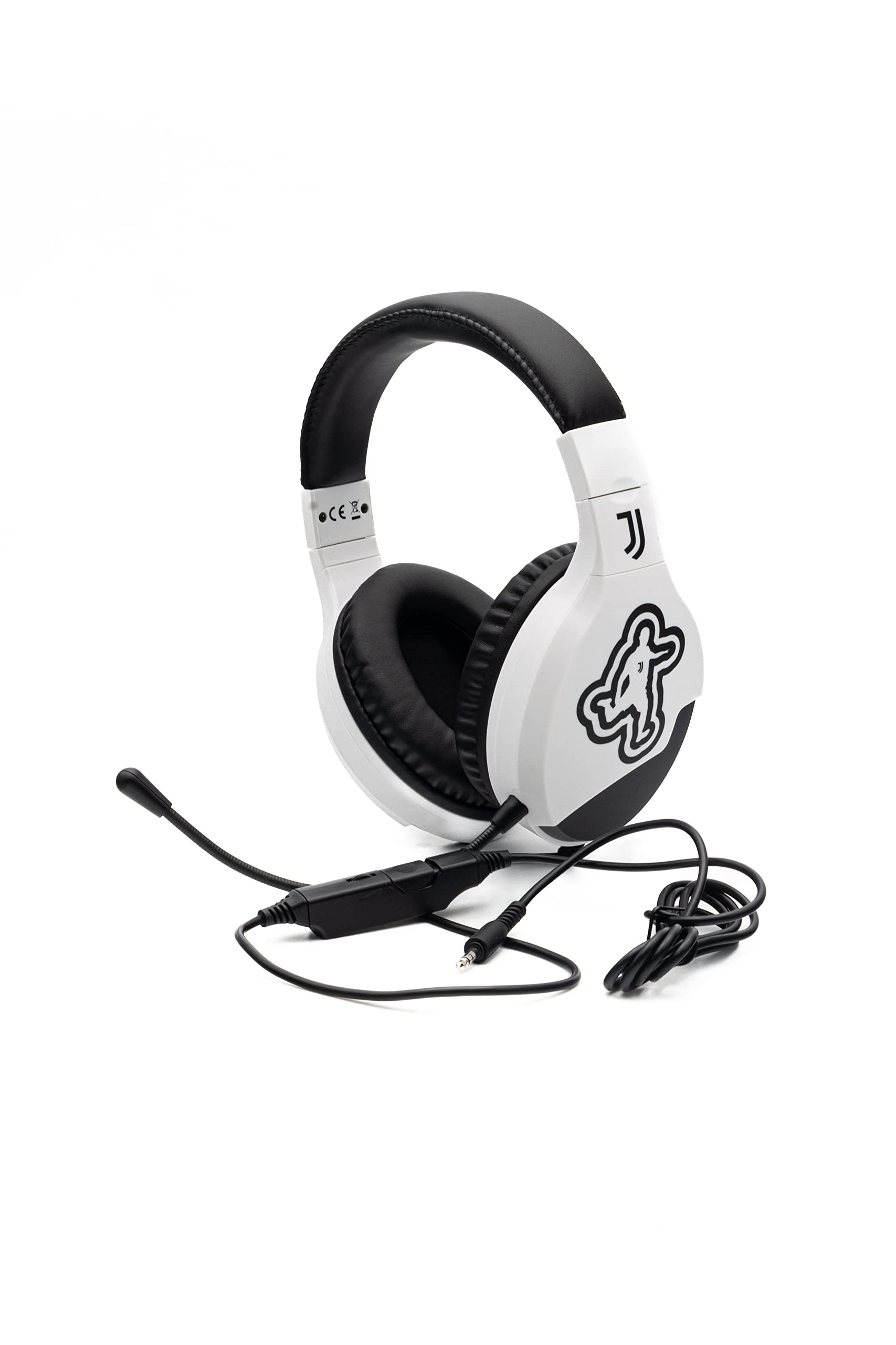Juventus Słuchawki do gier z mikrofonem, słuchawki do gier PS4, PS5, XBOX, Nintendo Switch, gniazdo 3,5 mm, kabel 1,65m