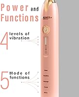 Vista 6 de Wagner Stern Cepillo de dientes blanqueador ultrasónico con sensor de presión. 5 modos de cepillado y 4 niveles de intensidad con control deslizante