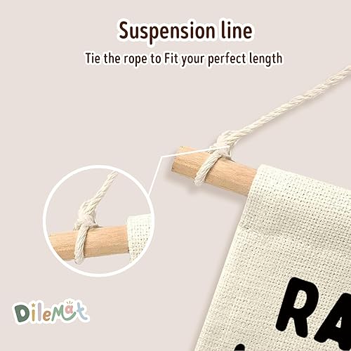 Miniatura 6 de Decoración de habitación de bebé niño, decoración de habitación de Rad Little Dude para colgar en la pared para niños geniales, guardería, Rad