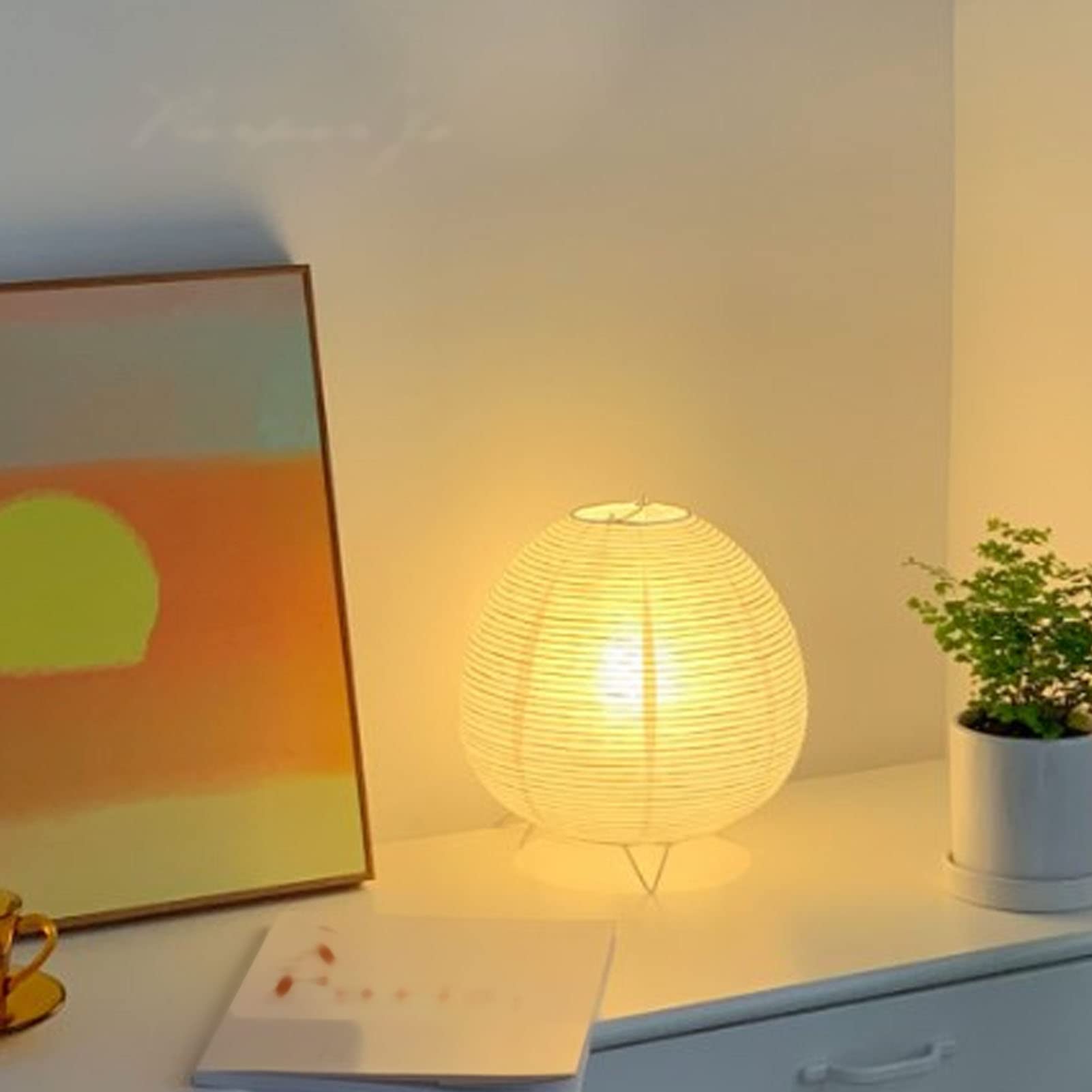 Bekijk Rijstpapier Tafellamp, Japanse Stijl Lamp, Ikea Väte op Bekijk Rijstpapier Tafellamp, Japanse Stijl Lamp, Ikea Väte op