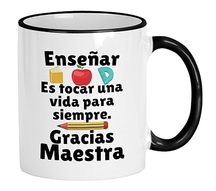 Casitika Regalos Para Maestras Agradecimiento. Teacher Gifts In Spanish. 11 Oz Dia Del Maestro En Espaol Coffee Cup. Regalo Para Maestra De Agradecimiento. (Maestra)