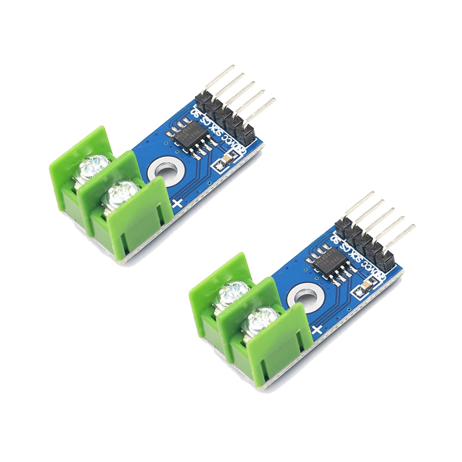 Buxuaaaa 2Pieces MAX6675 K Type Thermocouple Temperature Sensors Module Suitable for Use Easy Output of Temperature Value K Type Thermocouple