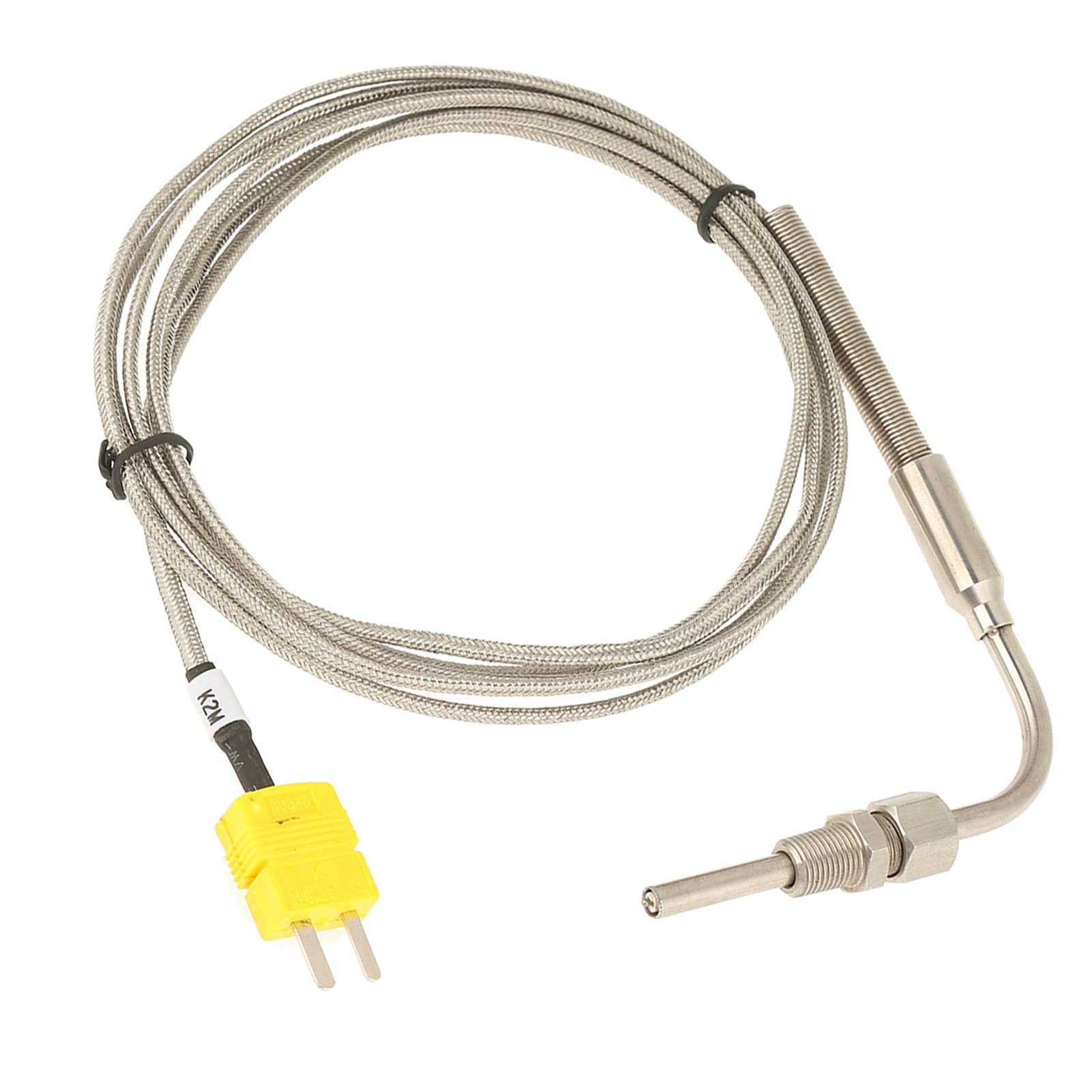 EGT Termocoppia, Abgastemperatursensor Egt Termocoppia K Tipo K Tipo Sonda di Temperatura NPT da 1/8" Sensori Gas di Scarico per Sonda di Temperatura Gas di Scarico con Connettore a Punta Esposta