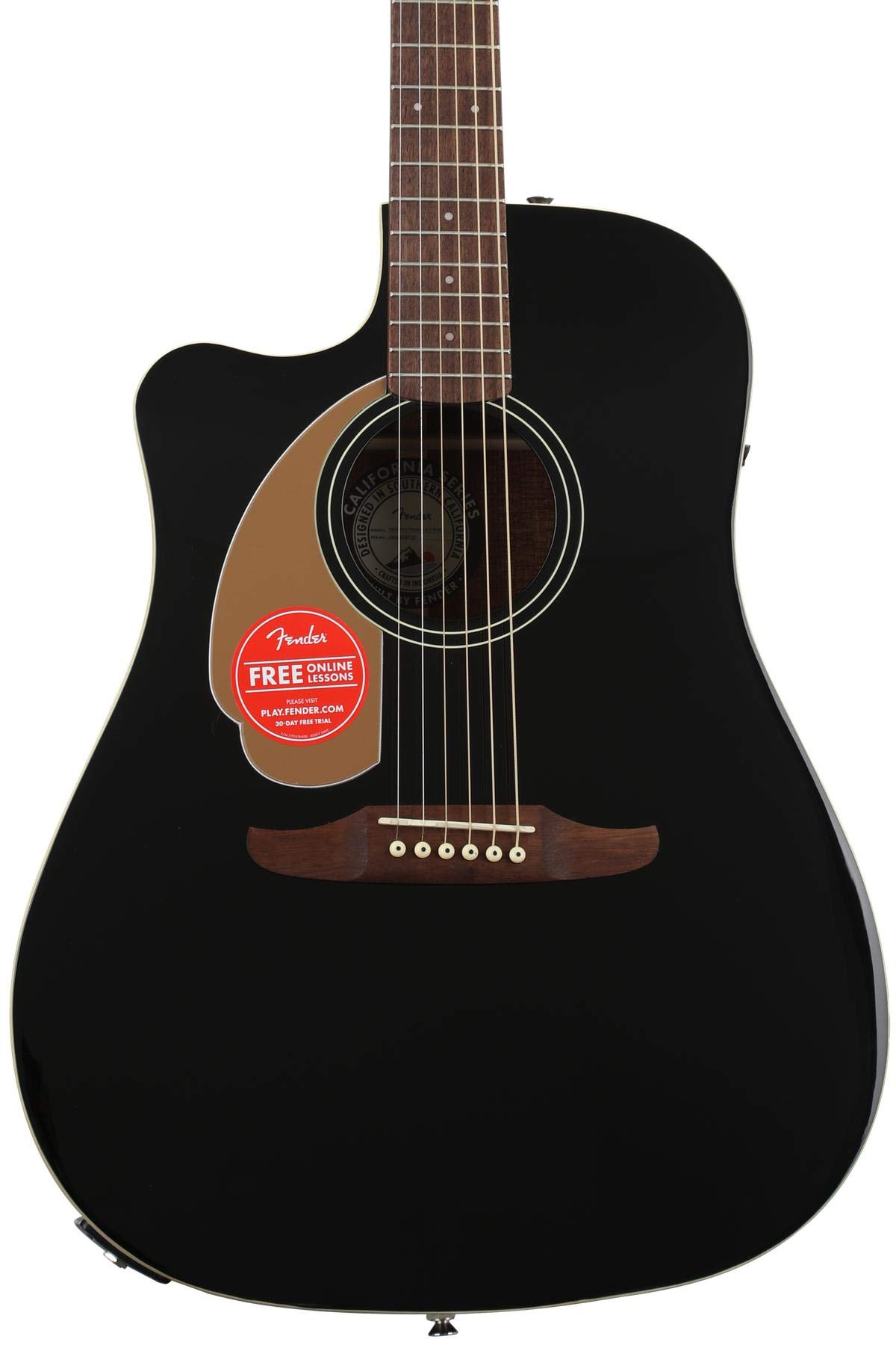 Fender Redondo Player BLK エレアコ　ギター Amazon | Fender エレアコ Redondo Player, Jetty Black ソフト
