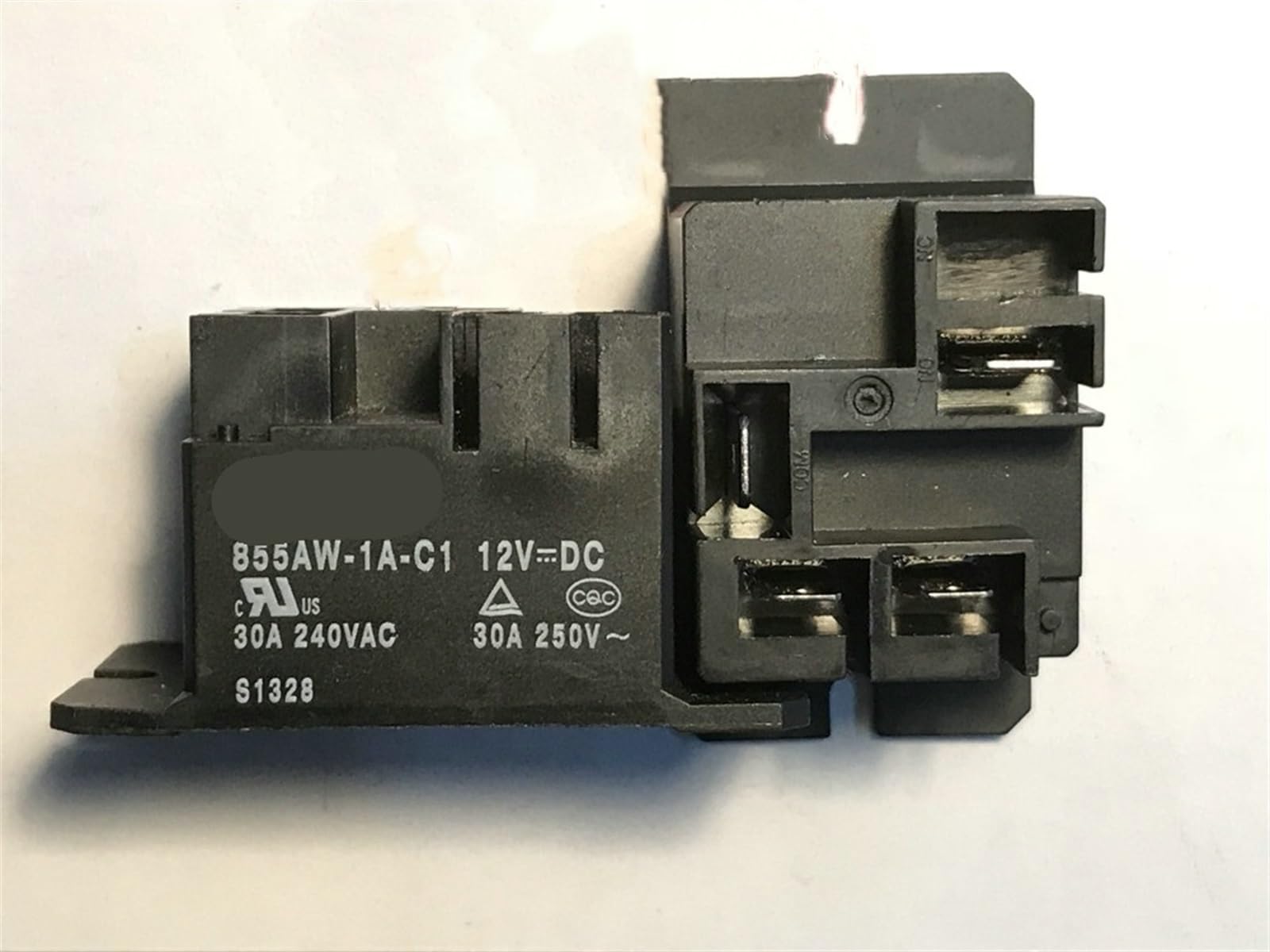 Relais 855AW-1A-C1 855AW-1A-C1-12VDC 855AW-1A-C1-24VDC 855AW 1A C1 12V 24V 4 broches 30A 1 pièces(855AW-1A-C1 12VDC)