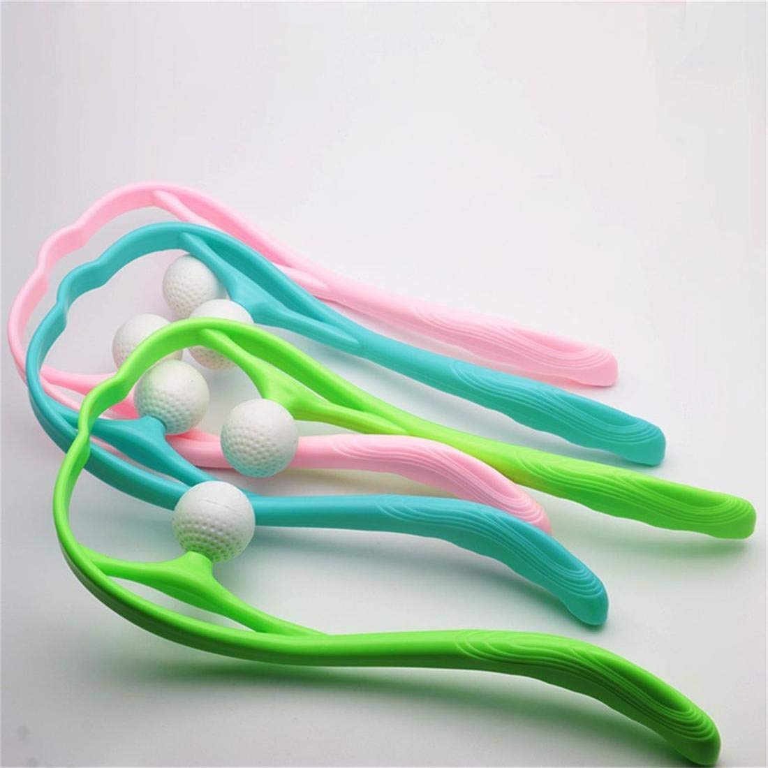 Clearance Deals Neck Massager U Shape Manual Kneading Neck Shoulder Body Massage Ball Tool