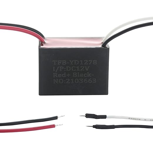 Bipolar Ionization Air Purifier Module with Micro Needles Pin – 12VDC Positive & Negative Ion Generator for HVAC Installation – Outputs > 4 Million Positive and > 8 Million Negative Ions/cc Ionizer