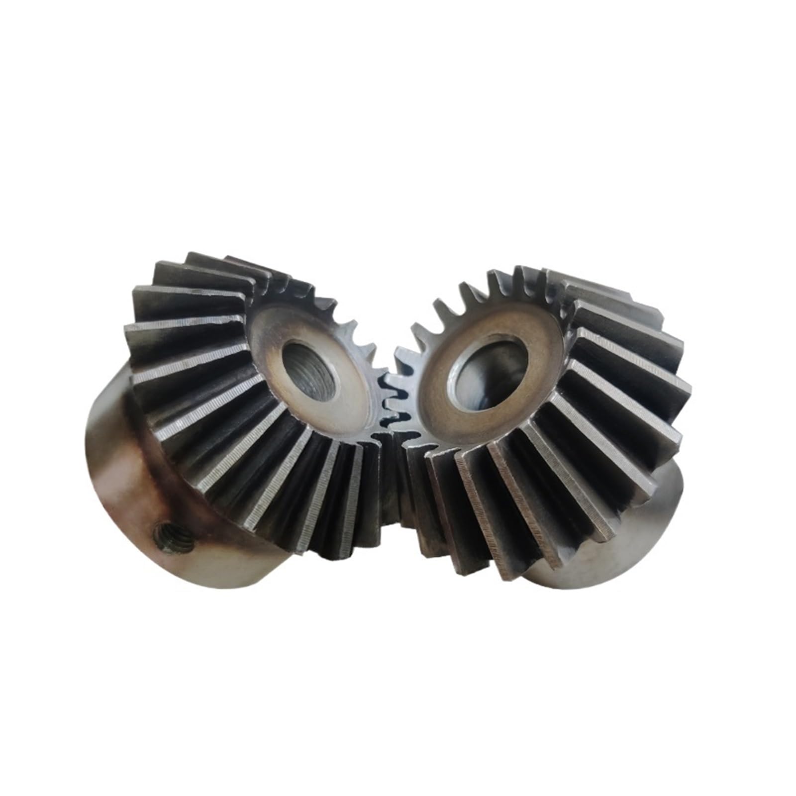 Bevel Gear Pinion Hardware Mechanical 2pcs Bevel Gear 4M20Teeth Inner Hole 20/22/24/25/28/30/32/35/40 Mm Gear 90 Degrees Meshing Angle Steel Gears Screw Hole M5(30mm Keyway 8mm)