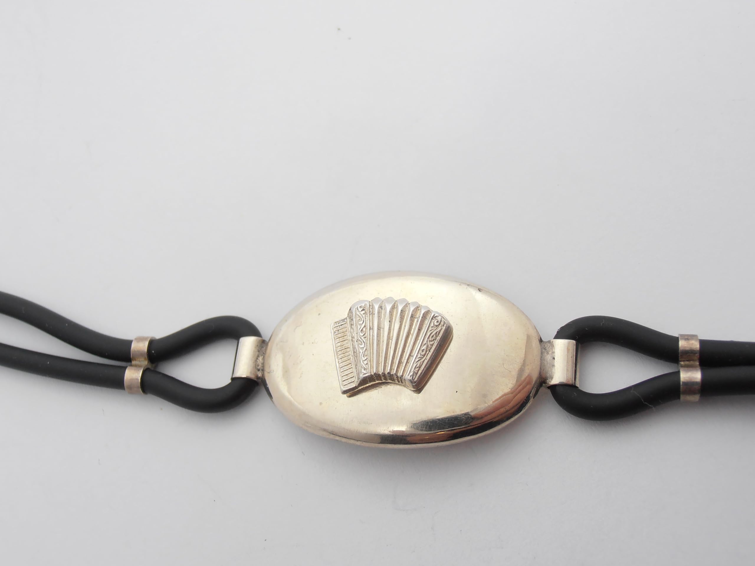 Fisarmonica : Braccialetto in Argento 925 con Strumento Musicale - Bracciale Musicista - Musica