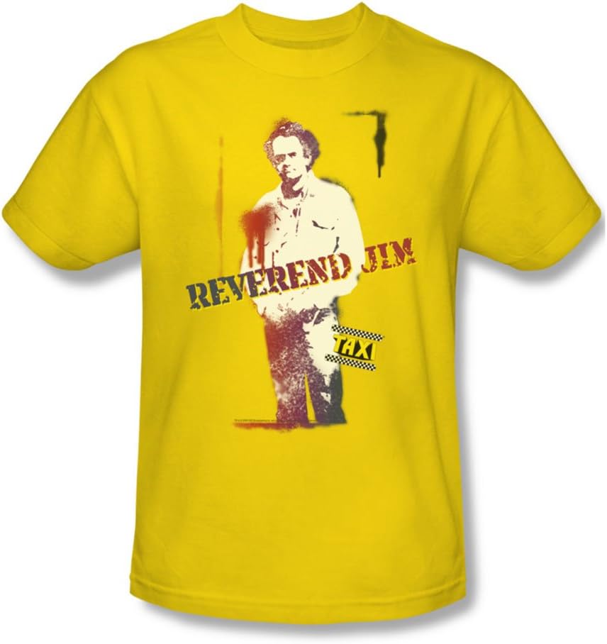 CBSTaxi / Reverend Jim Adult T-Shirt In Yellow
