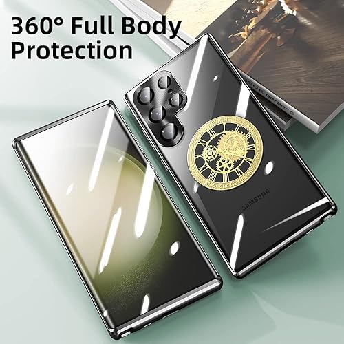 Miniatura 6 de Funda para Samsung Galaxy S23 Ultra, protección de 360 grados compatible con Magsafe contraportada+protector de pantalla+absorción magnética