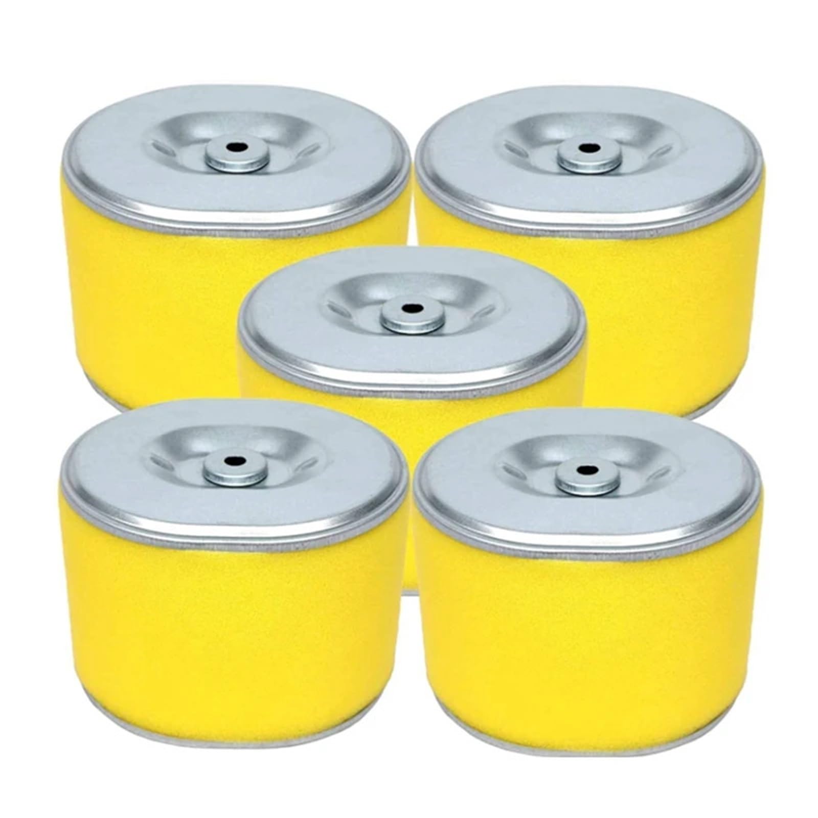 Medios de espuma de filtración de aire 5 filtros de aire 17210-ZE3-505, 17210-ZE3-010 con prefiltro, aptos para Honda GX390 (13 HP) y GX340 (11 HP). Doble capa acero inoxidable‌Alta permeabilidad y f