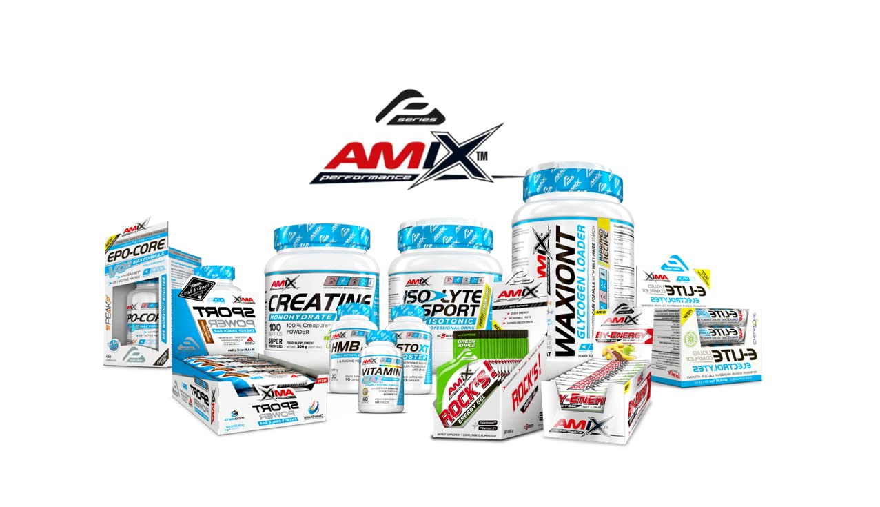Amix Performance, Per4MAX, Bebida Preentreno, Suplemento de Carbohidratos, Acción Rápida, Bajo contenido en grasas saturadas, Sabor Fruit Punch, 500 gr
