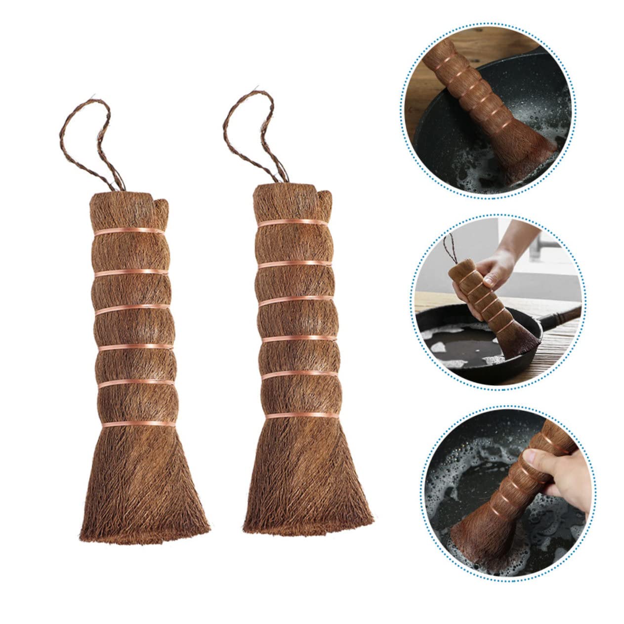 Beaupretty 6piezas Cepillos De Limpieza para Cocina Cepillo De Limpieza Reutilizable para Bandejas y Utensilios para Fregar y Sartenes Accesorio Práctico del