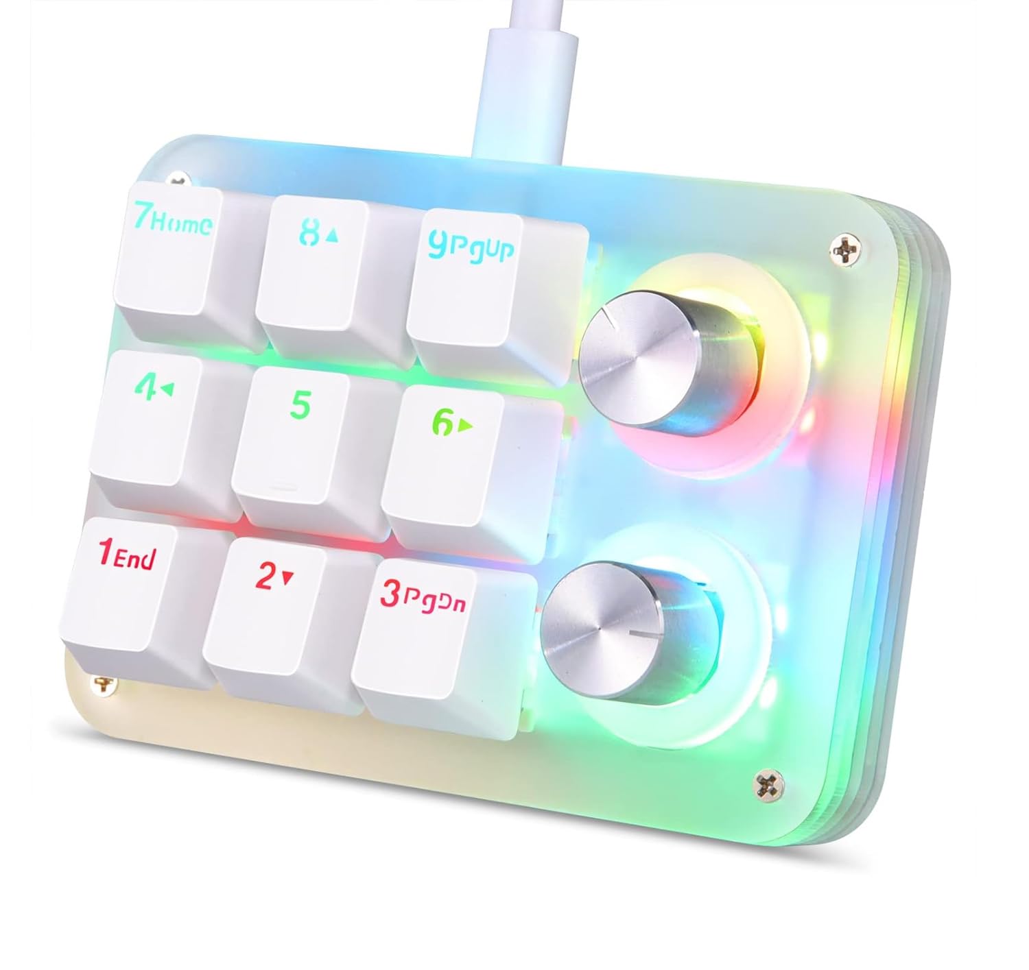 Amazon | Koolertron 左手デバイス マクロキーボード ノブ付け 片手