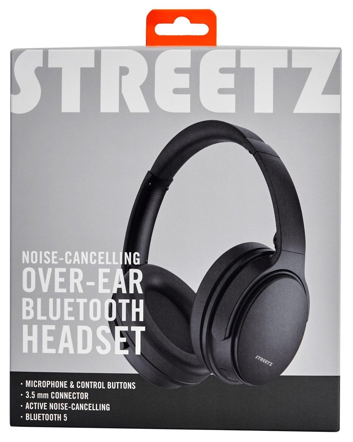 STREETZ Casque sans Fil Bluetooth Anti Bruit HL-BT404 (Noir)