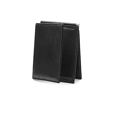 Bosca Old Leather Collection Money Clip w/ Pocket Men