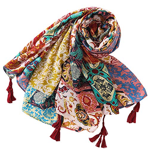 Image of FAIRYGATE Scarves & Shawls for Women Fashion Oversize Blanket Scarf with Fringes XXL Scarf