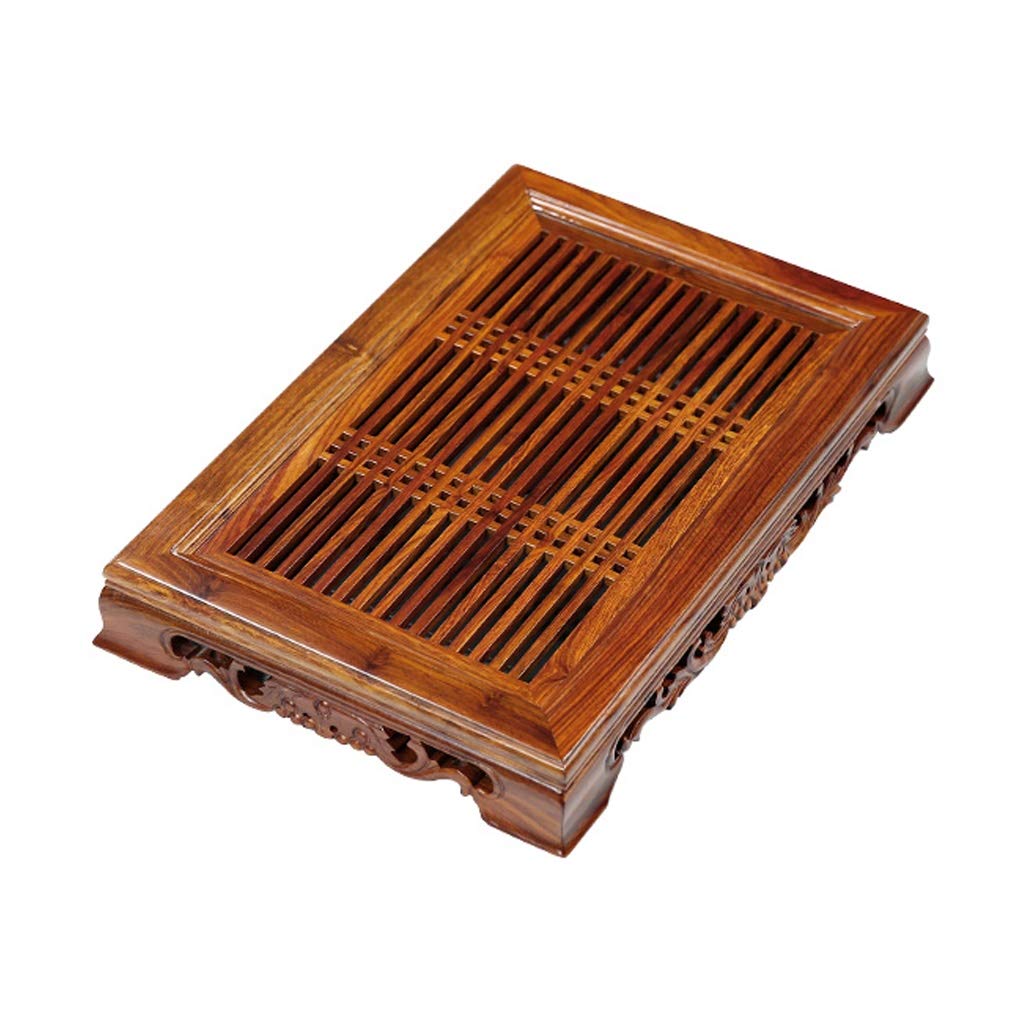 DFGHNBVC Chinese Tea Tray, Small Tea Table Set, Reservoir Drainage Type Kung Fu Water Storage, Gongfu Tea Table Serving Tray, Tea Tray Serving Tea Trays, Coffee Or Tea Tray