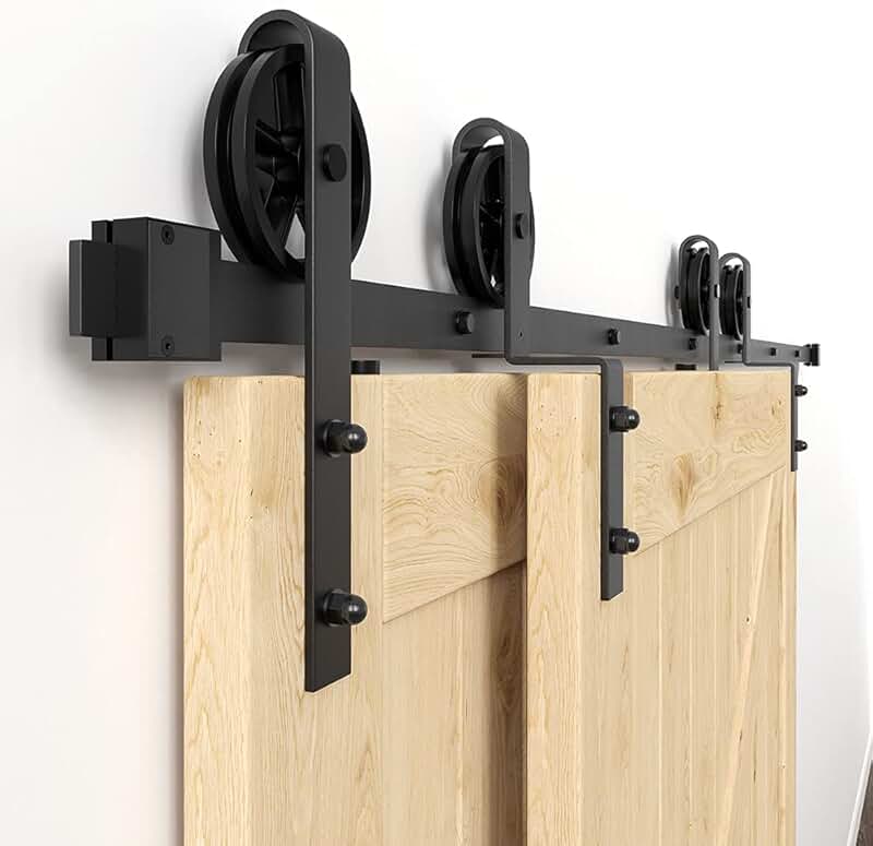 heavy duty barn door hardware kit