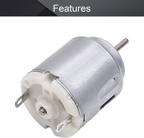 Miniatura 3 de Fielect 1 unids Motor DC 1.5-6V 5000-20000RPM Micro Motor Mini Motor Motor Eléctrico Eje Redondo para RC Barco DIY Avión Juguetes Modelo DIY Hobby