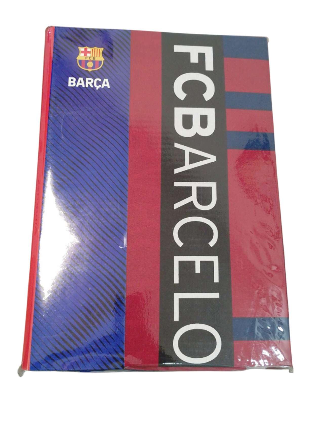Set Copripiumino FC Barcelona 2 Pezzi – Sacco Copripiumino (180x220 cm) e Federa per Letto da 105 cm, Biancheria per Tifosi Blaugrana, Motivo Calcio